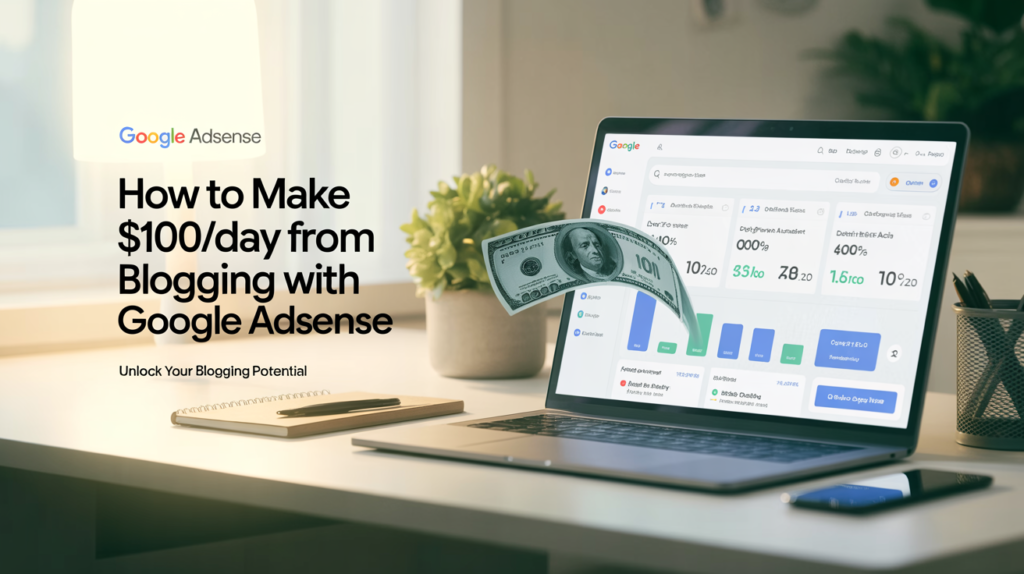 How To Make $100/Day From Blogging With Google Adsense
