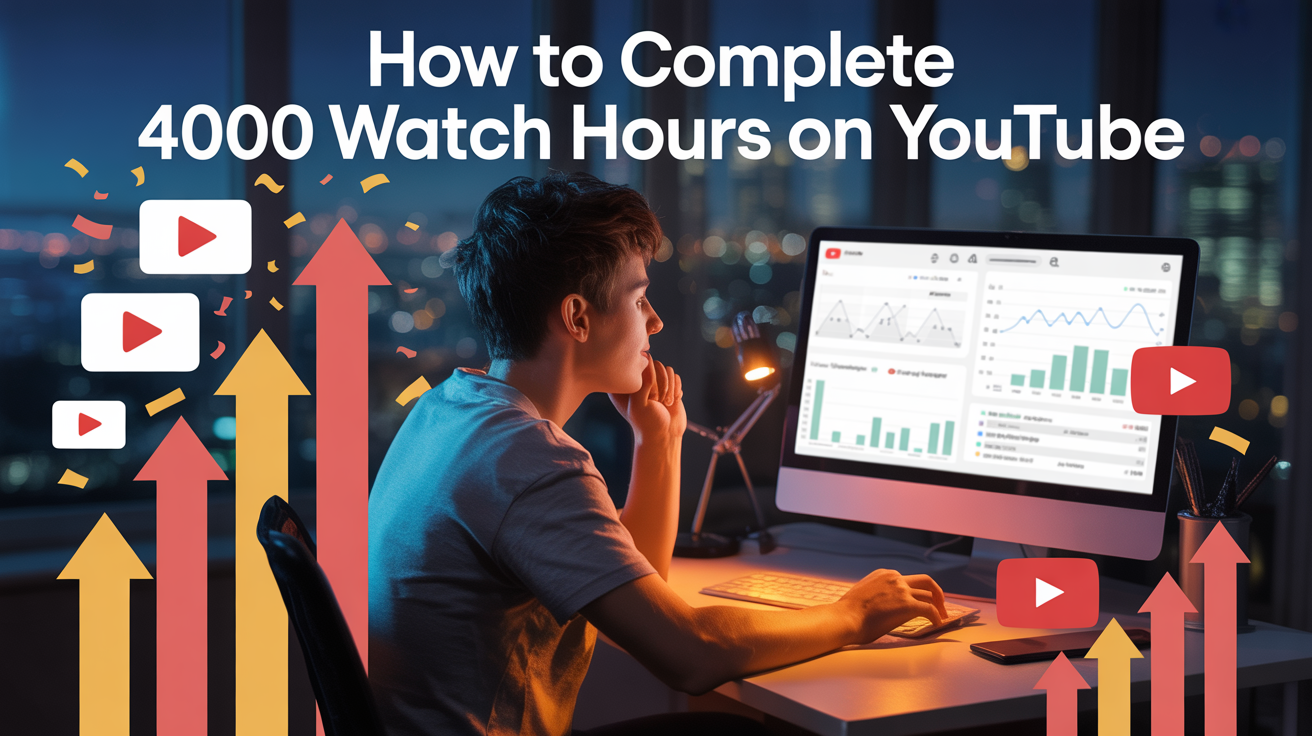 How To Complete 4000 Watch Hours On YouTube