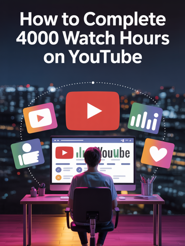 How To Complete 4000 Watch Hours On YouTube