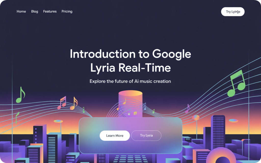 Introduction Google Lyria Real Time