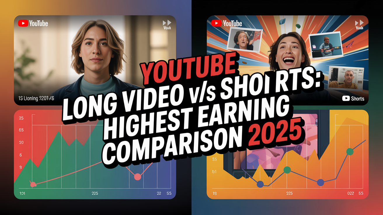 YouTube Long Video V/S Shorts Highest Earning Comparison In 2025