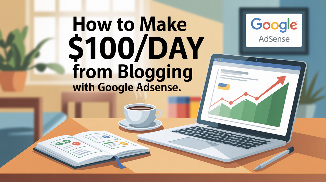 How To Make $100/Day From Blogging With Google Adsense