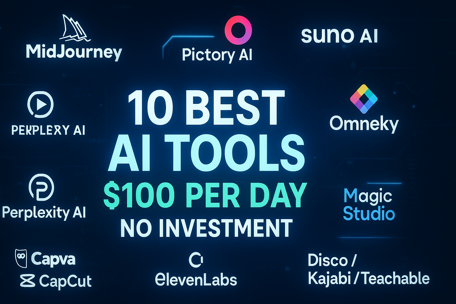 10 Best Ai Tools Earn $100 Per Day No Investment