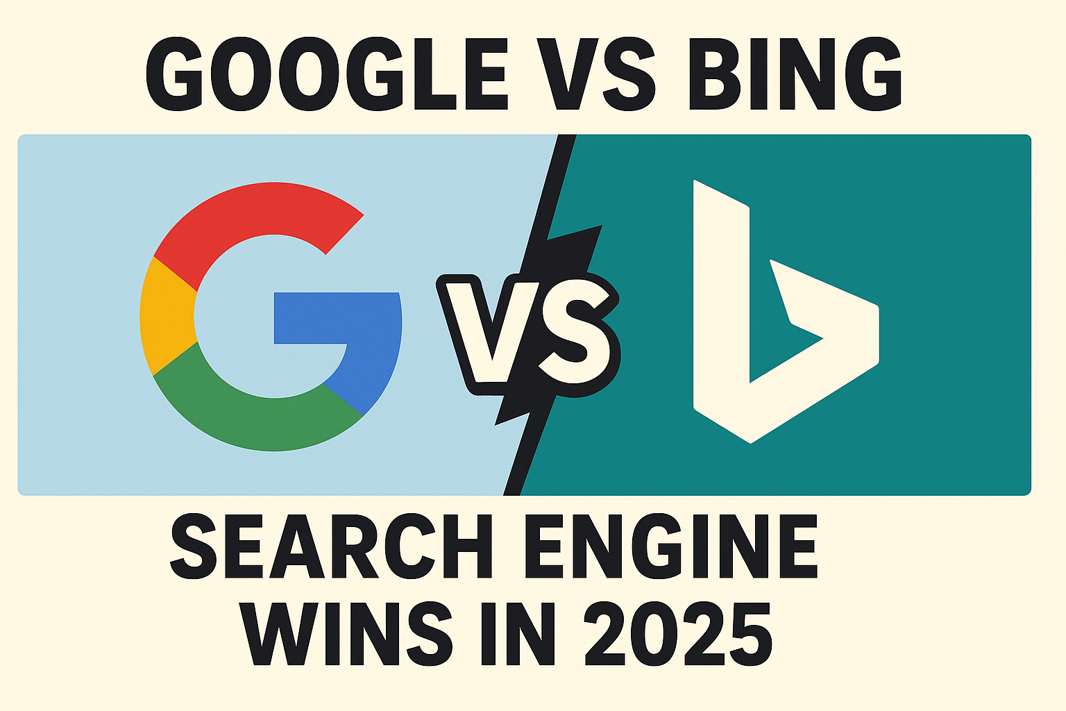 Google V/S Bing Search Engine Wins In 2025