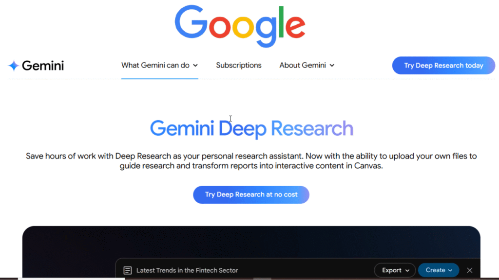 Google New Features Deep Search
