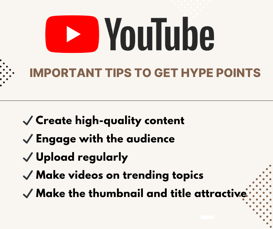 Important Tips to Get Hype Points