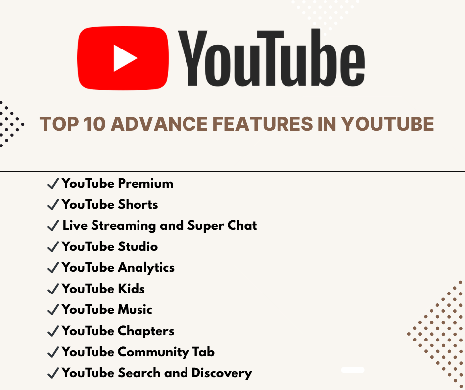Top 10 Advance Features In YouTube