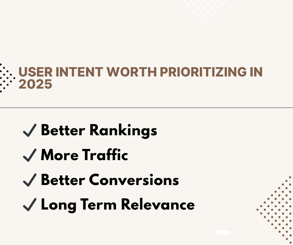 User Intent Worth Prioritizing In 2025