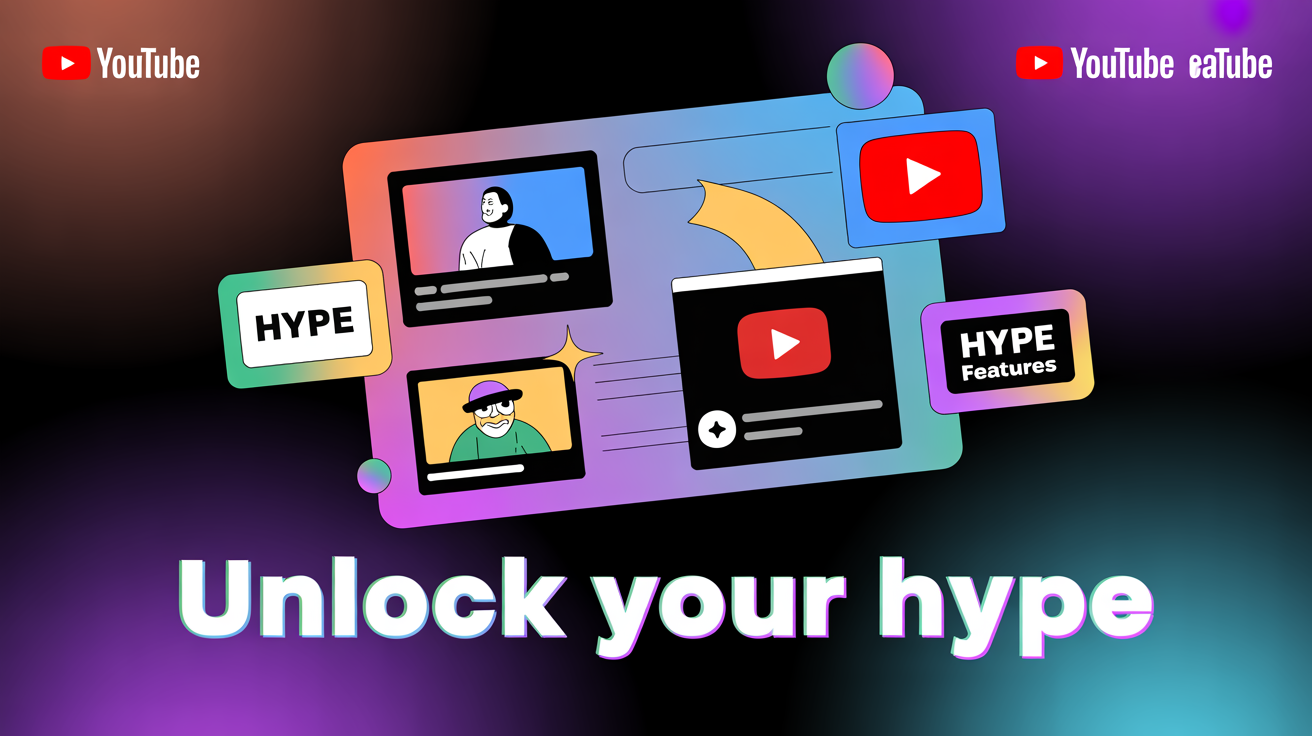 How To Use YouTube Hype Features & Claim Hype Point