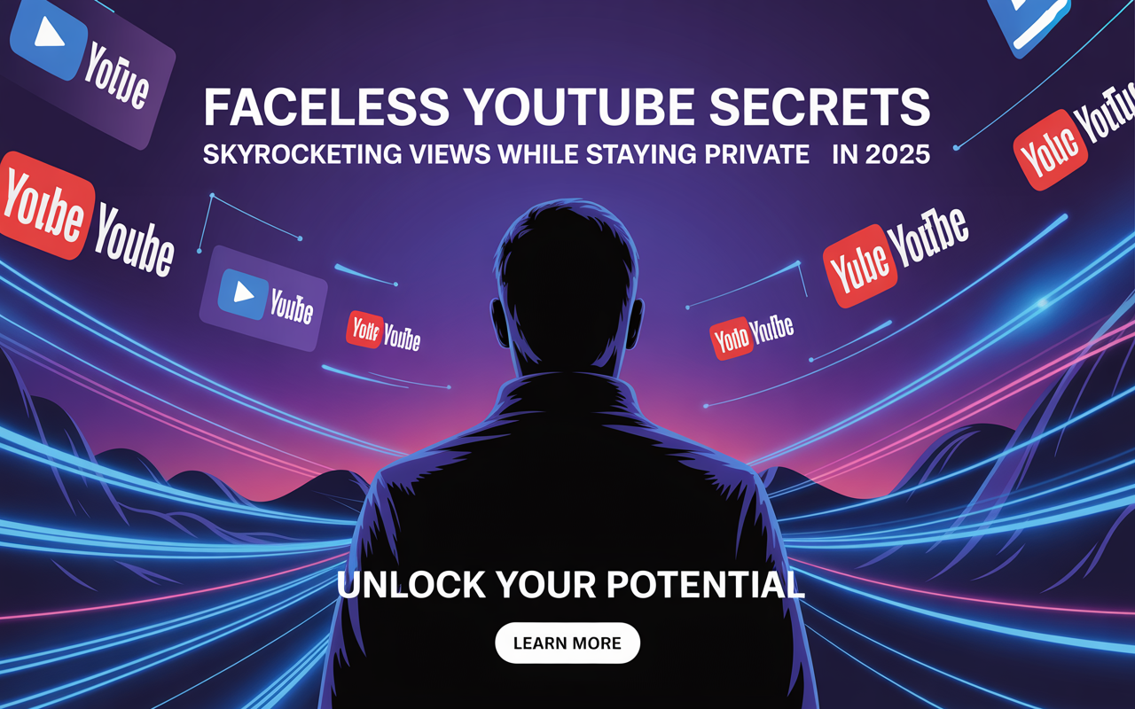 Faceless YouTube Secrets Skyrocketing Views While Staying Private in 2025