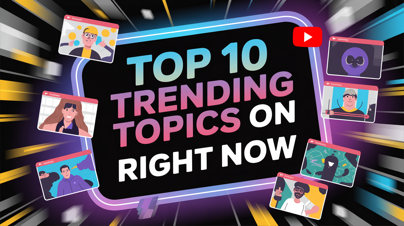 Top 10 Trending Topics on YouTube Right Now