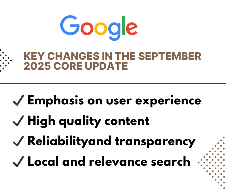 Key changes in the September 2025 Core Update