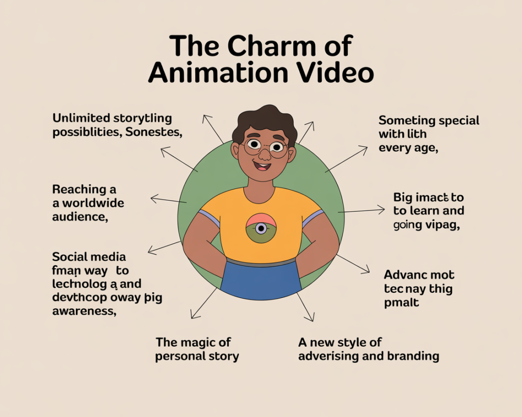 The charm of animation video