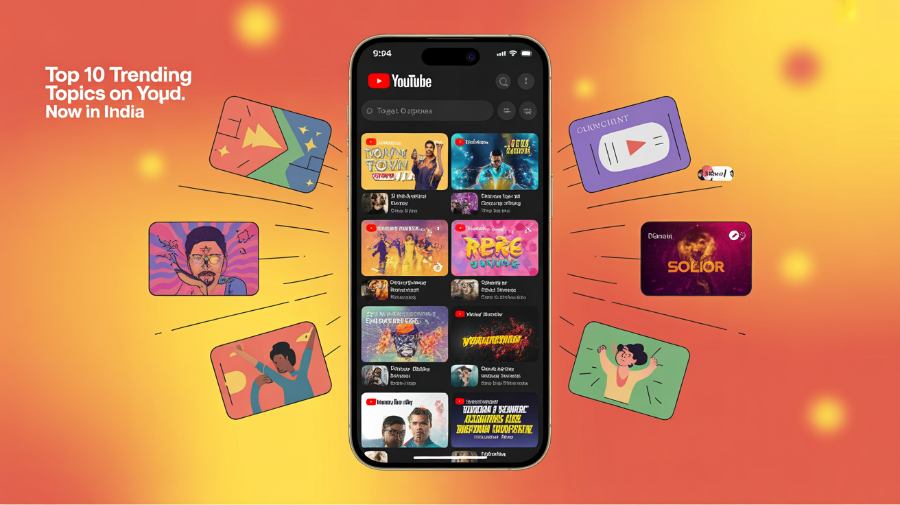 Top 10 Trending Topics On YouTube Right Now In India