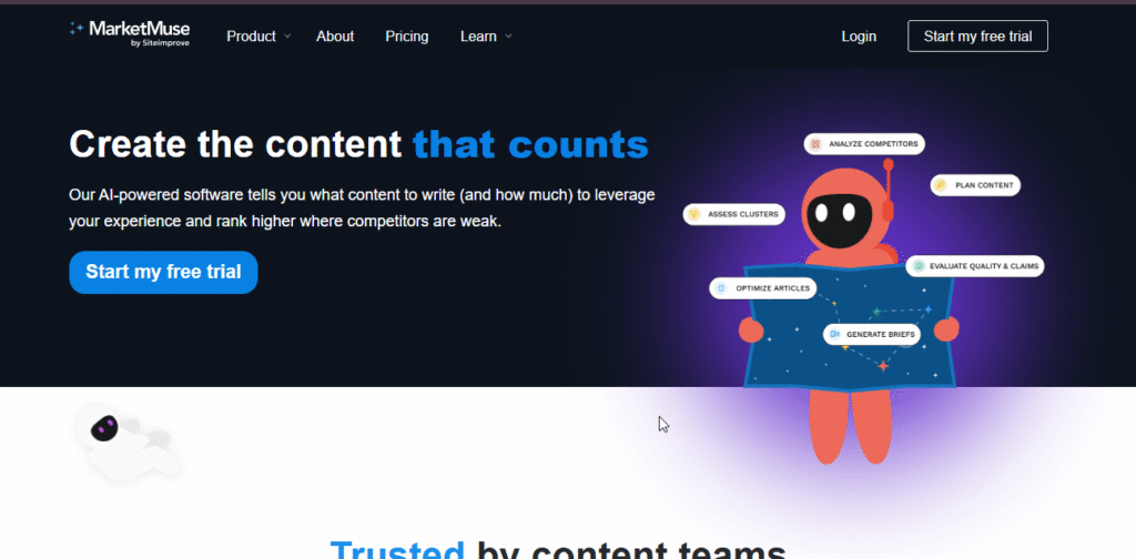 Market Muse Dashboard