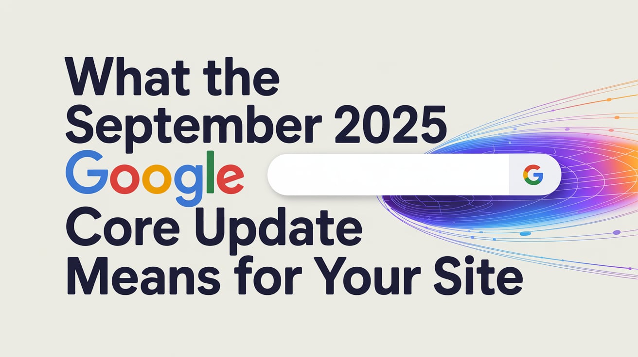 What The September 2025 Google Core Update Means For Your Site